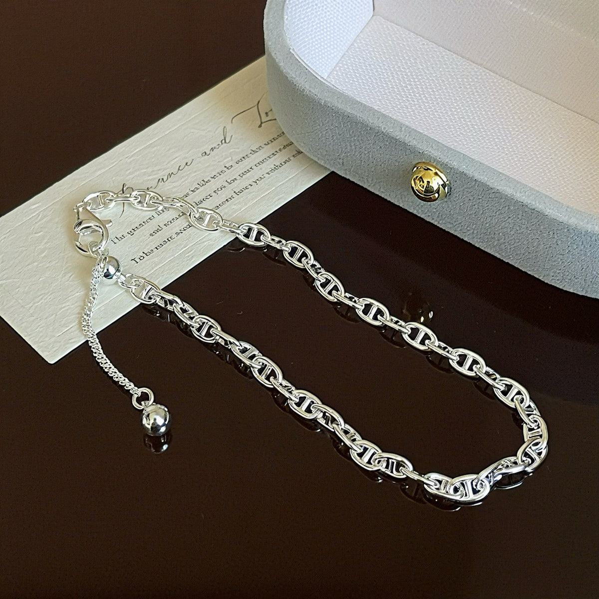 Ankerlinie – verstellbares Gliederarmband