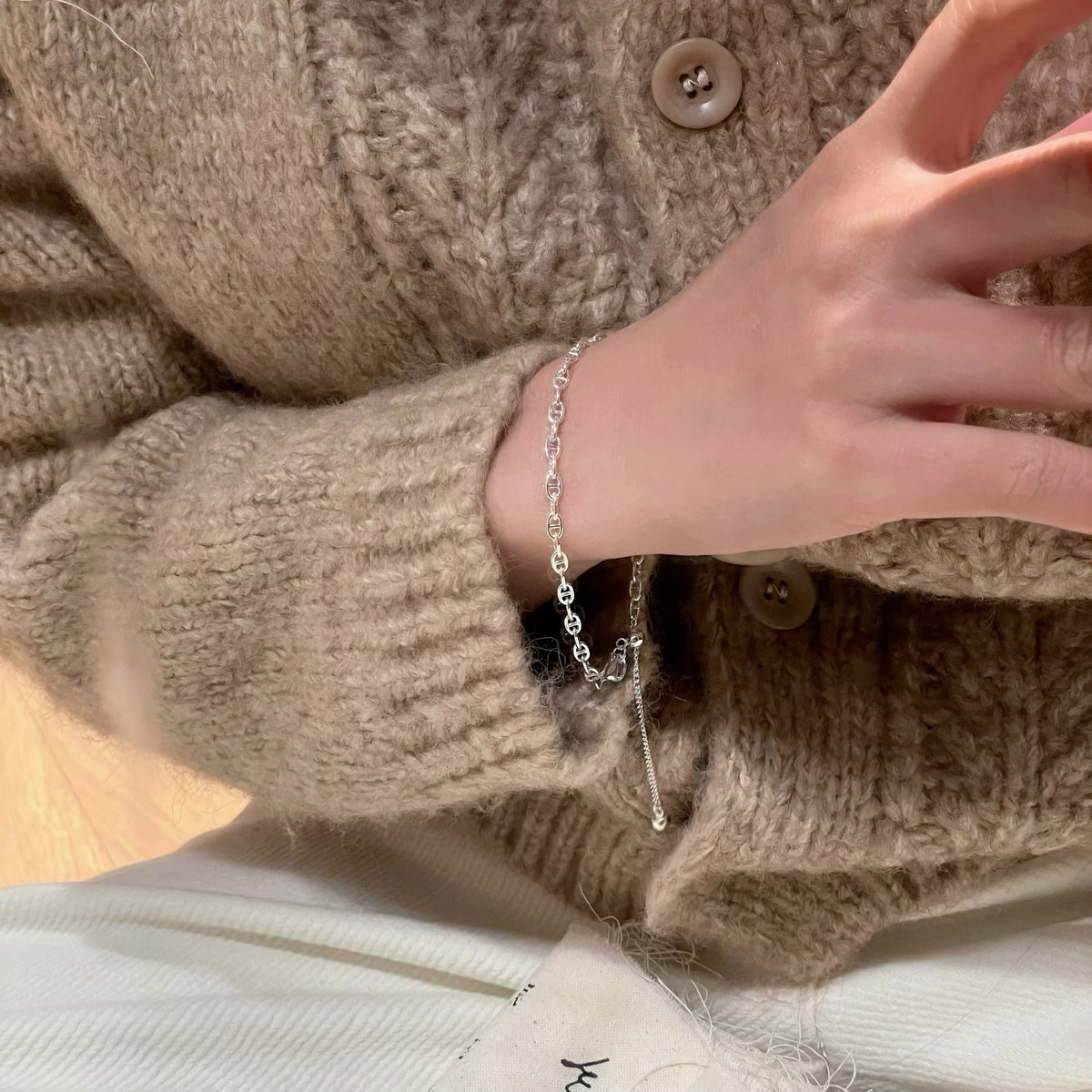 Ankerlinie – verstellbares Gliederarmband