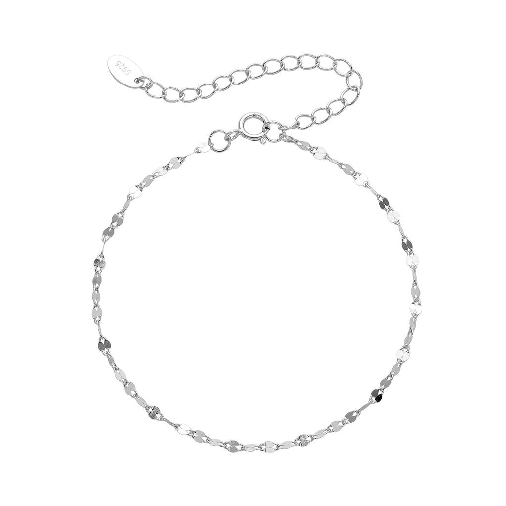 Facettenfaden – feines Gliederarmband