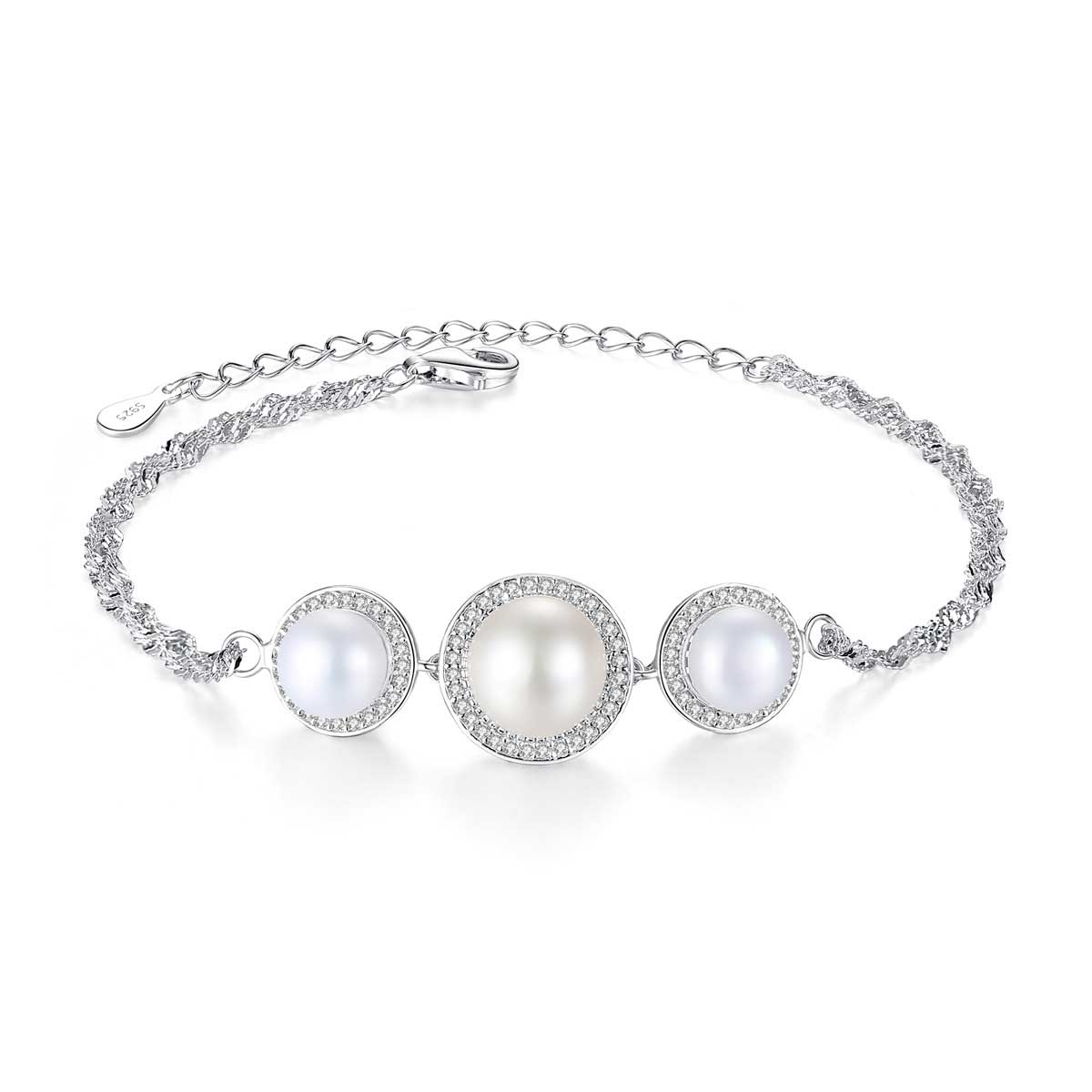 Perlentrio – Armband
