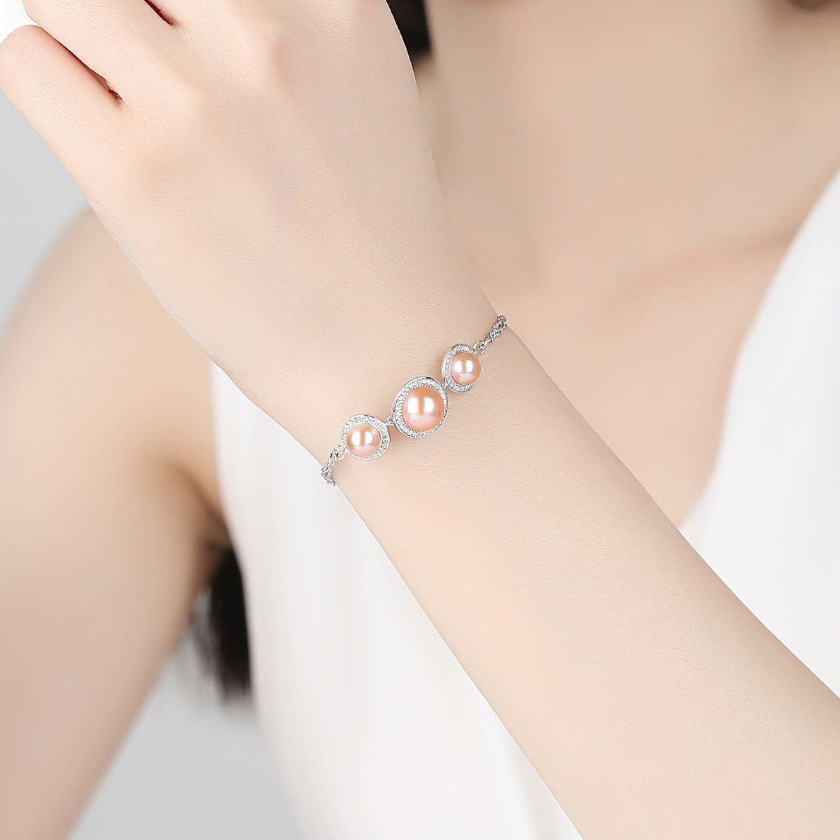 Perlentrio – Armband