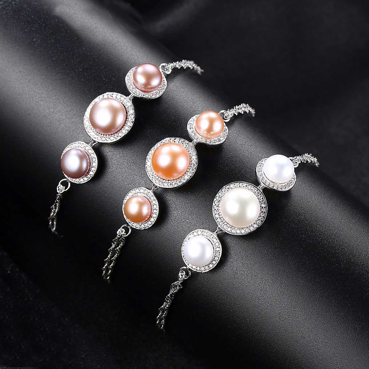 Perlentrio – Armband