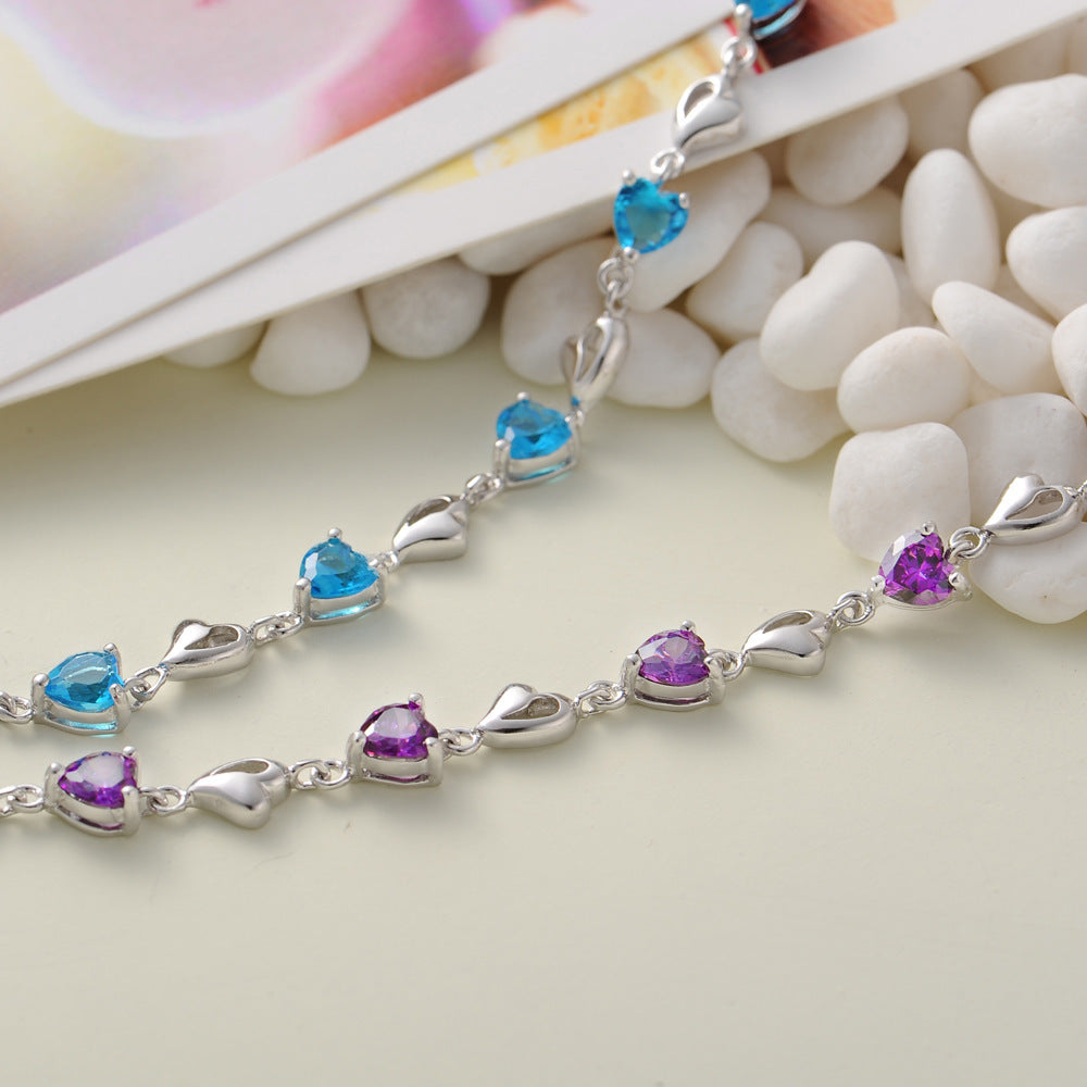Herzrhythmus – Zirkonia-Armband