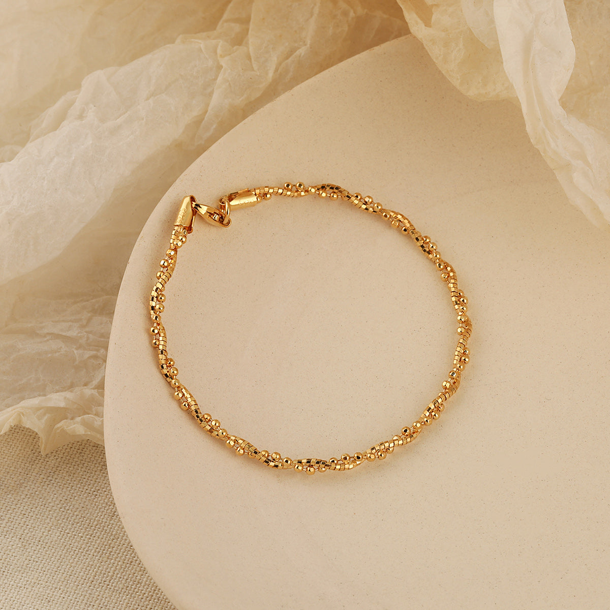 Kugeltwist – doppeltes Armband