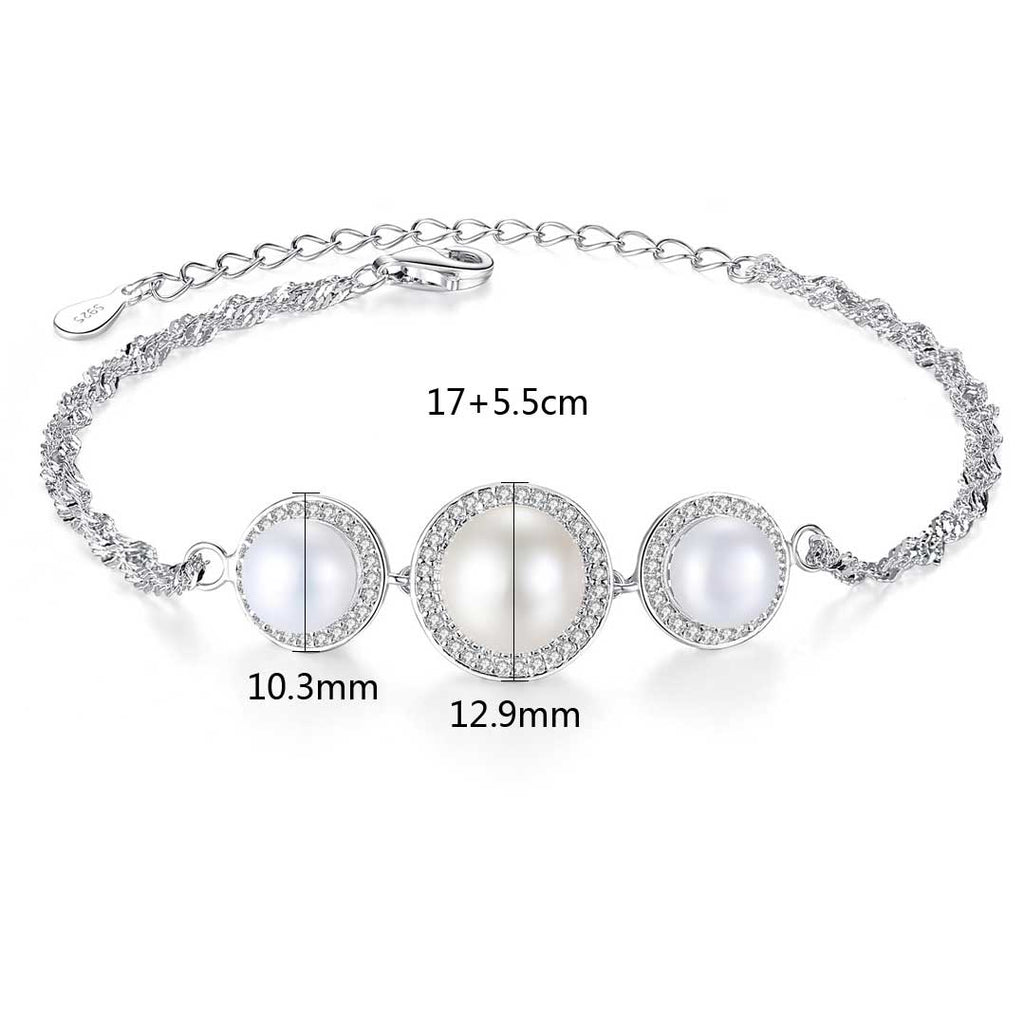 Perlentrio – Armband