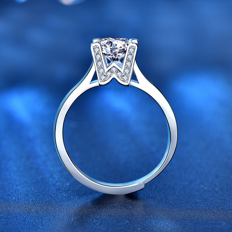 Vera – Solitärring aus Sterlingsilber