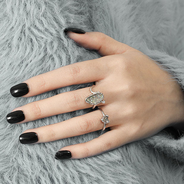 Herzschimmer – offener Ring
