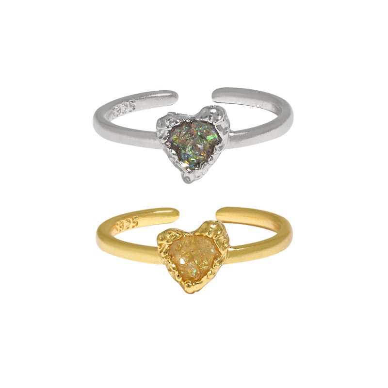 Herzschimmer – offener Ring