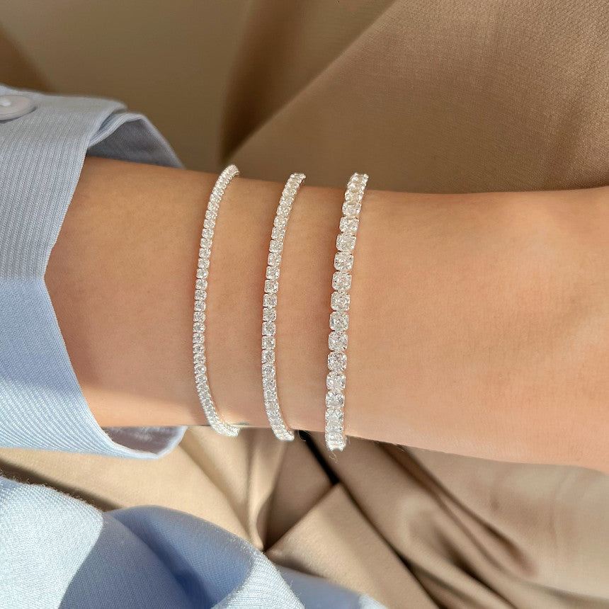 Lichtreihe – Zirkonia-Armband