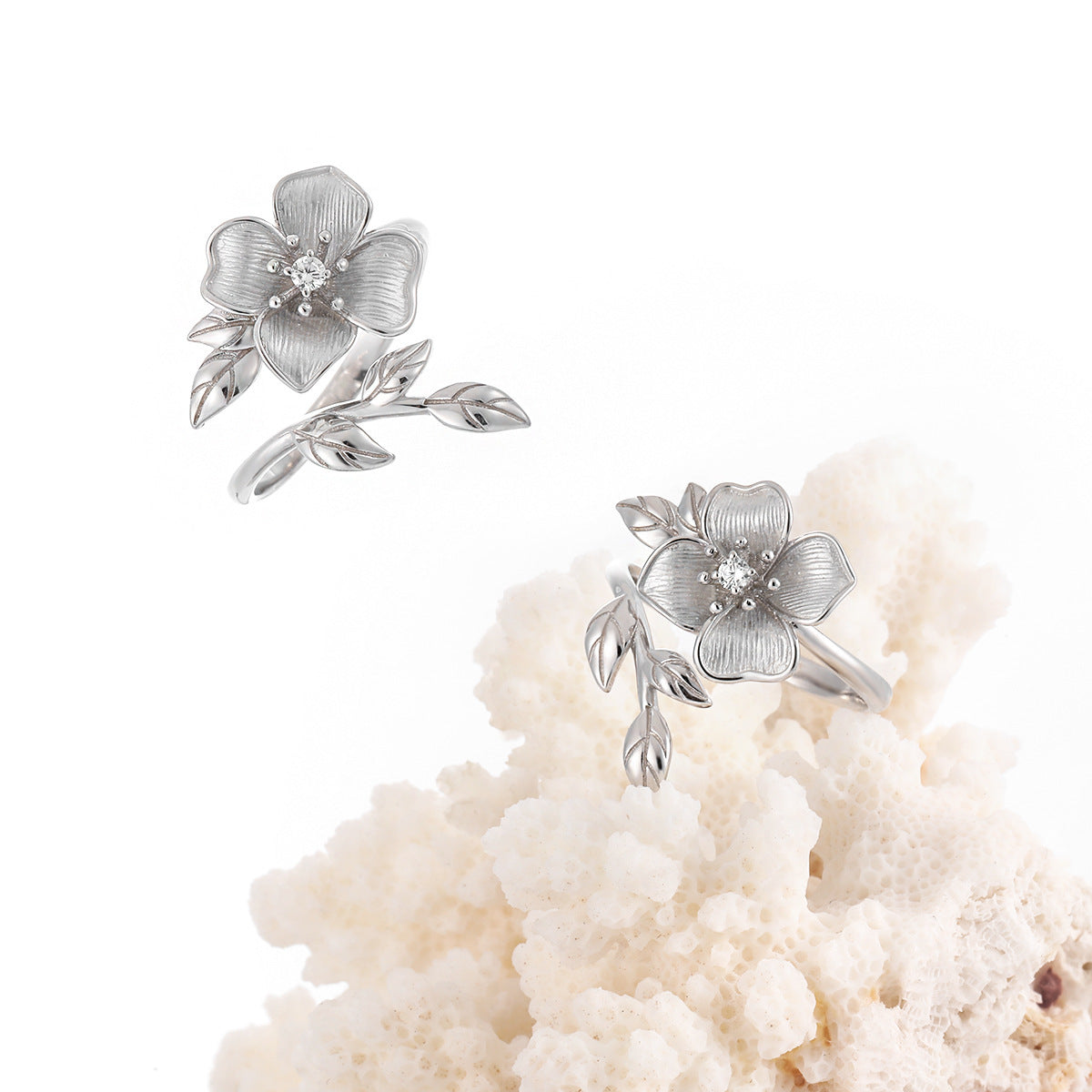 Wildrose – offener Ring