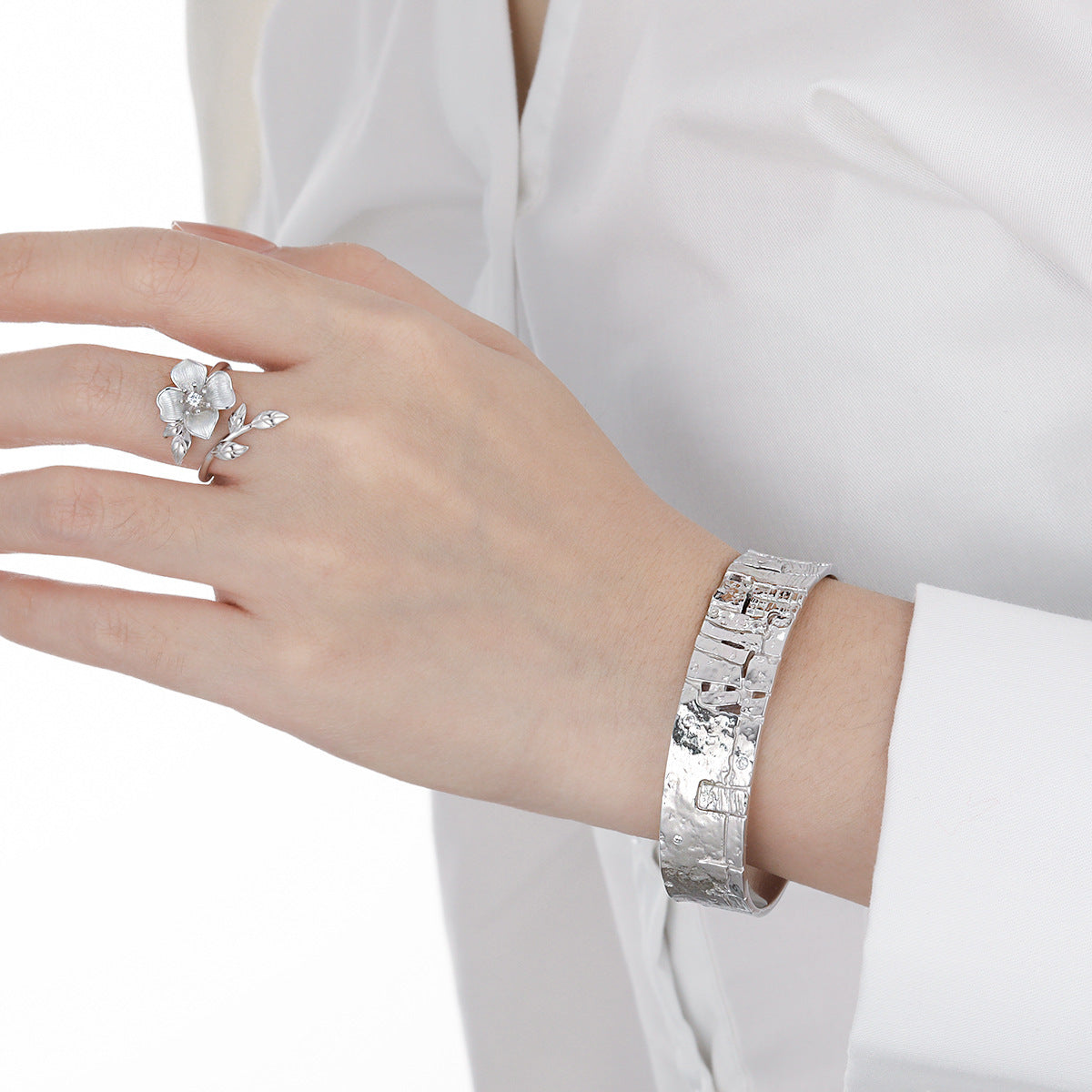 Wildrose – offener Ring