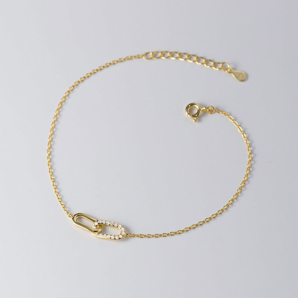 Gliederpaar – Armband mit Zirkonia