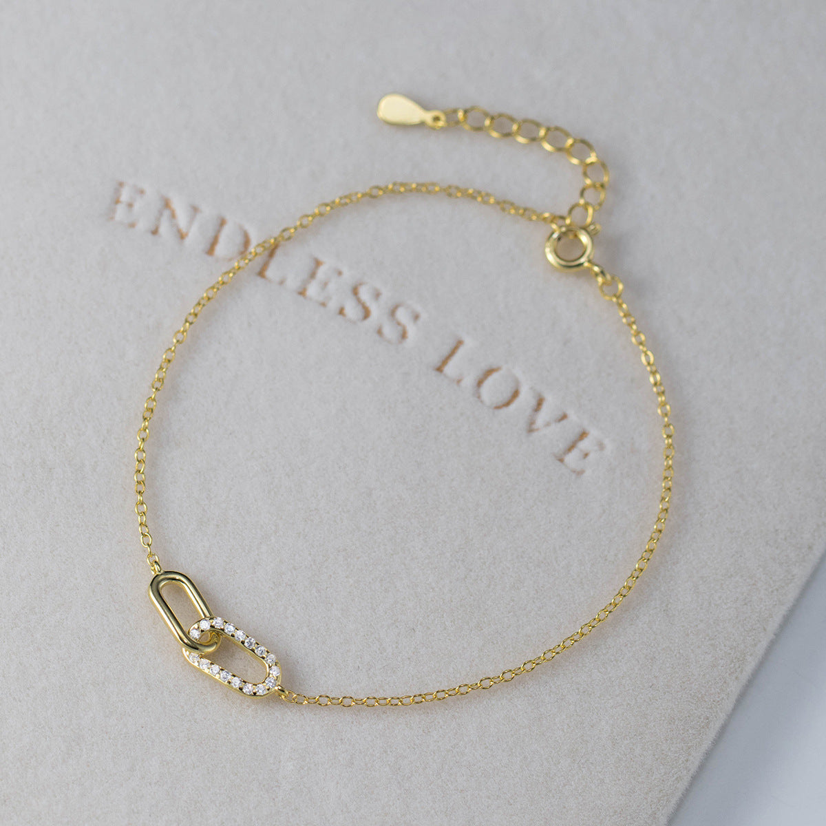 Gliederpaar – Armband mit Zirkonia