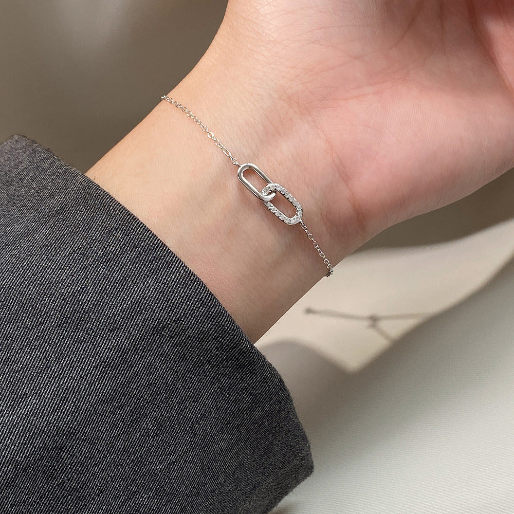 Gliederpaar – Armband mit Zirkonia