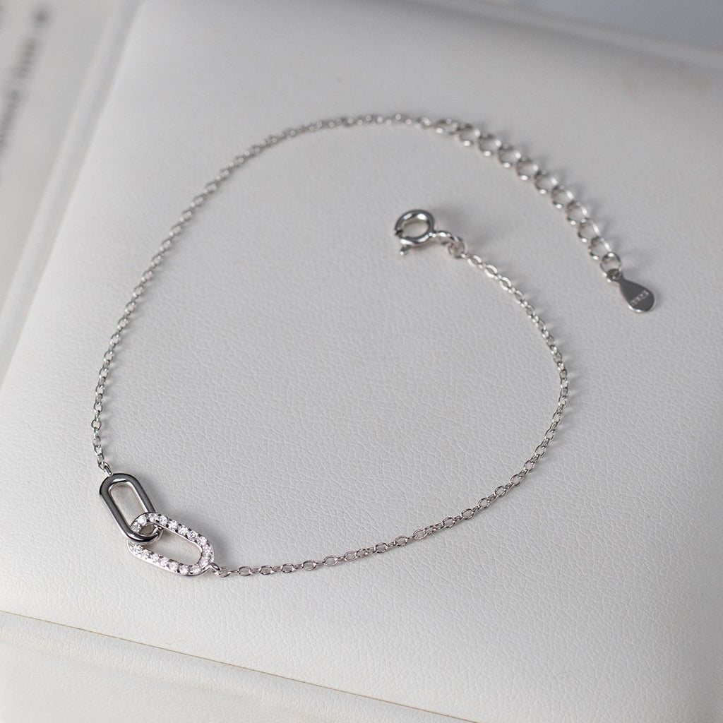Gliederpaar – Armband mit Zirkonia
