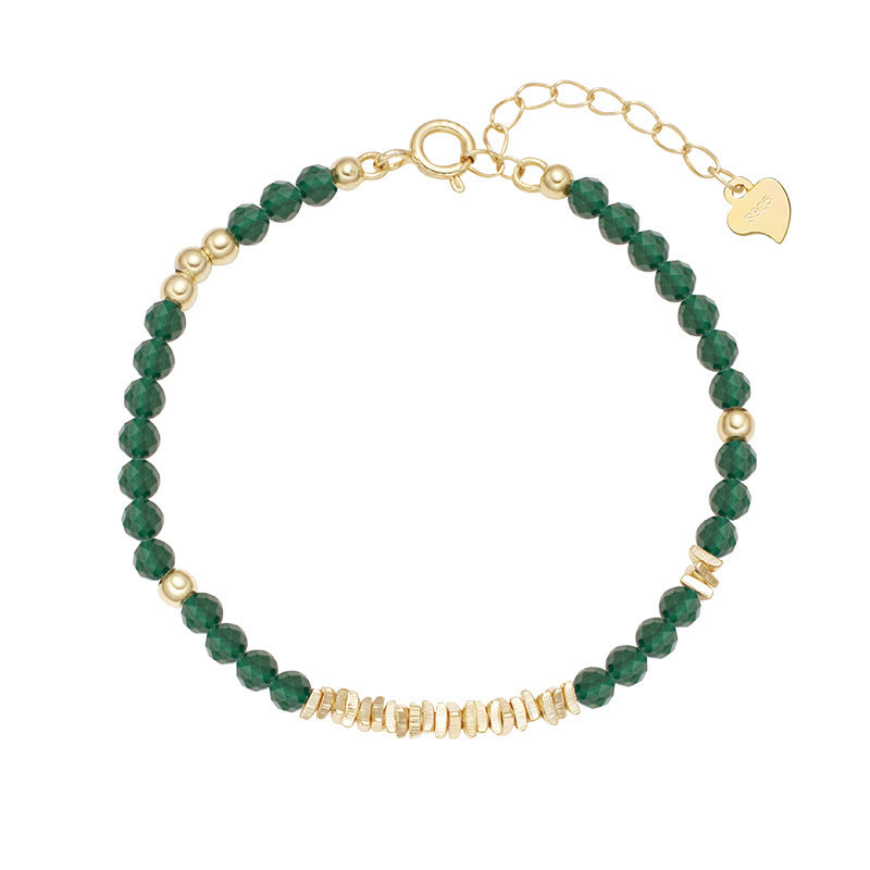 Malachitlinie – Halskette oder Armband