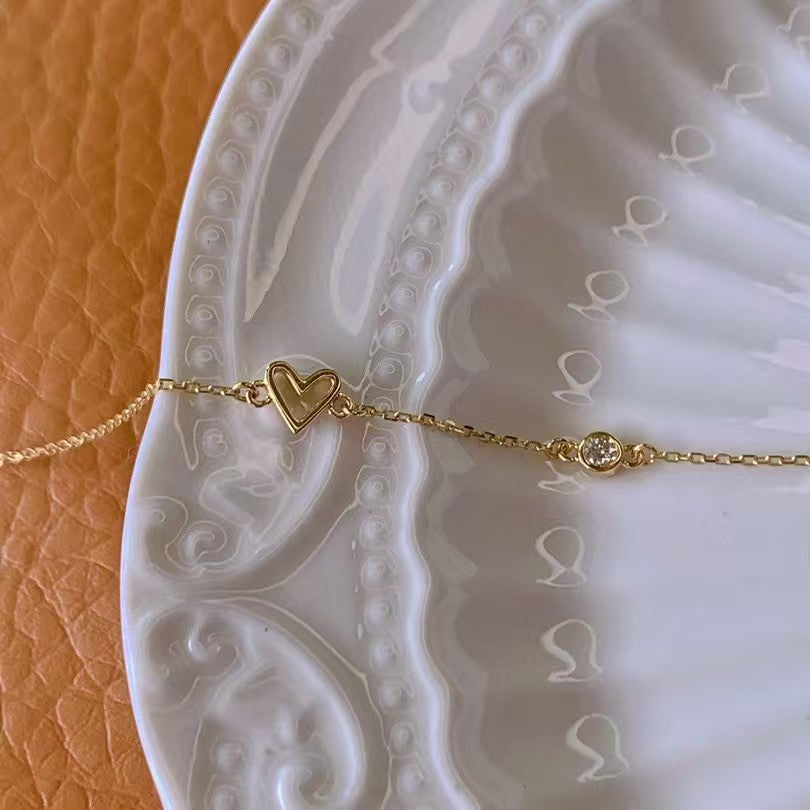 Herzpunkt – Zirkonia-Armband