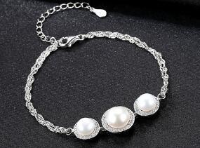 Perlentrio – Armband