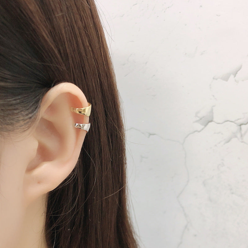 U-Form – glatter Ear Cuff, einzeln
