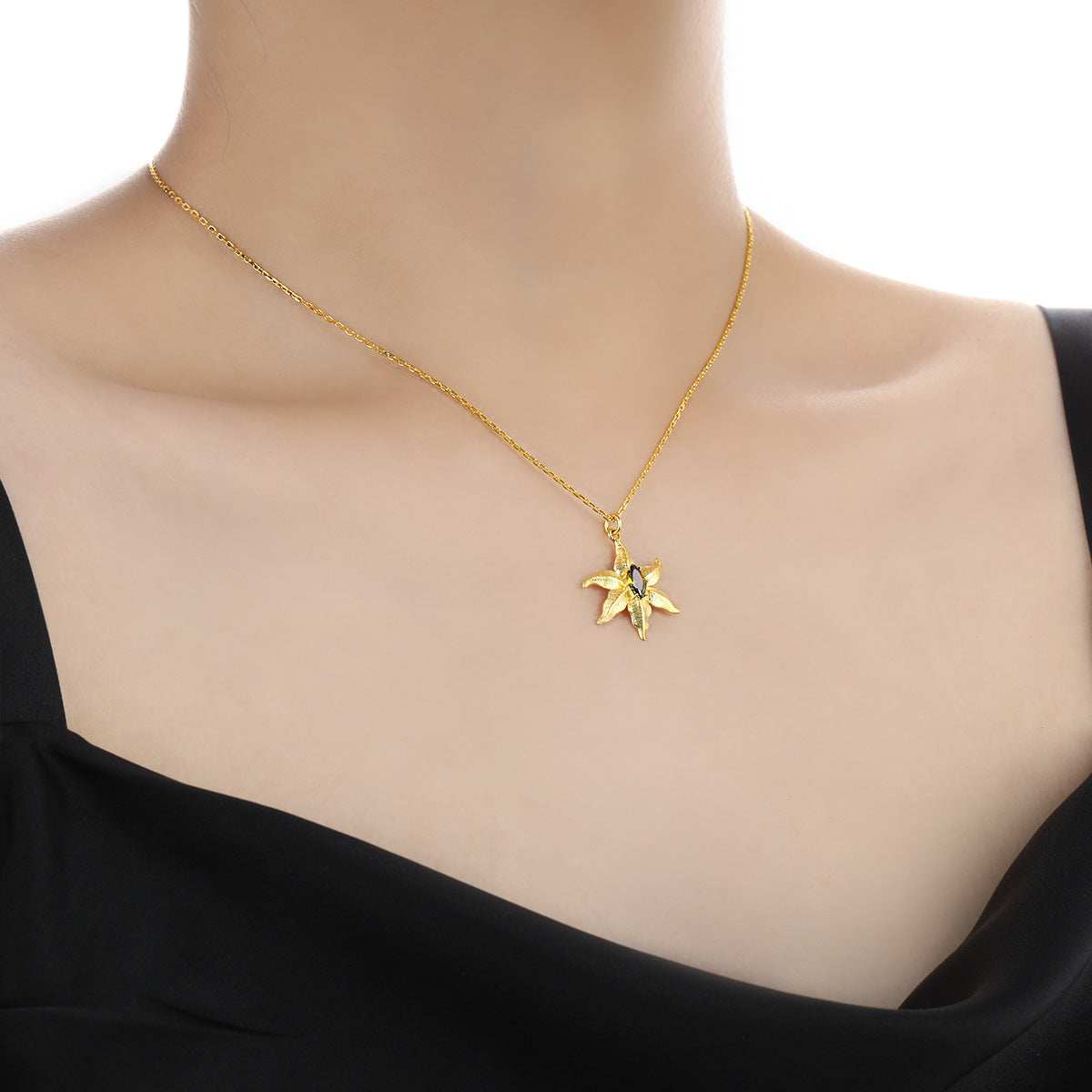 Stella Marina – Seesternkette mit Peridot