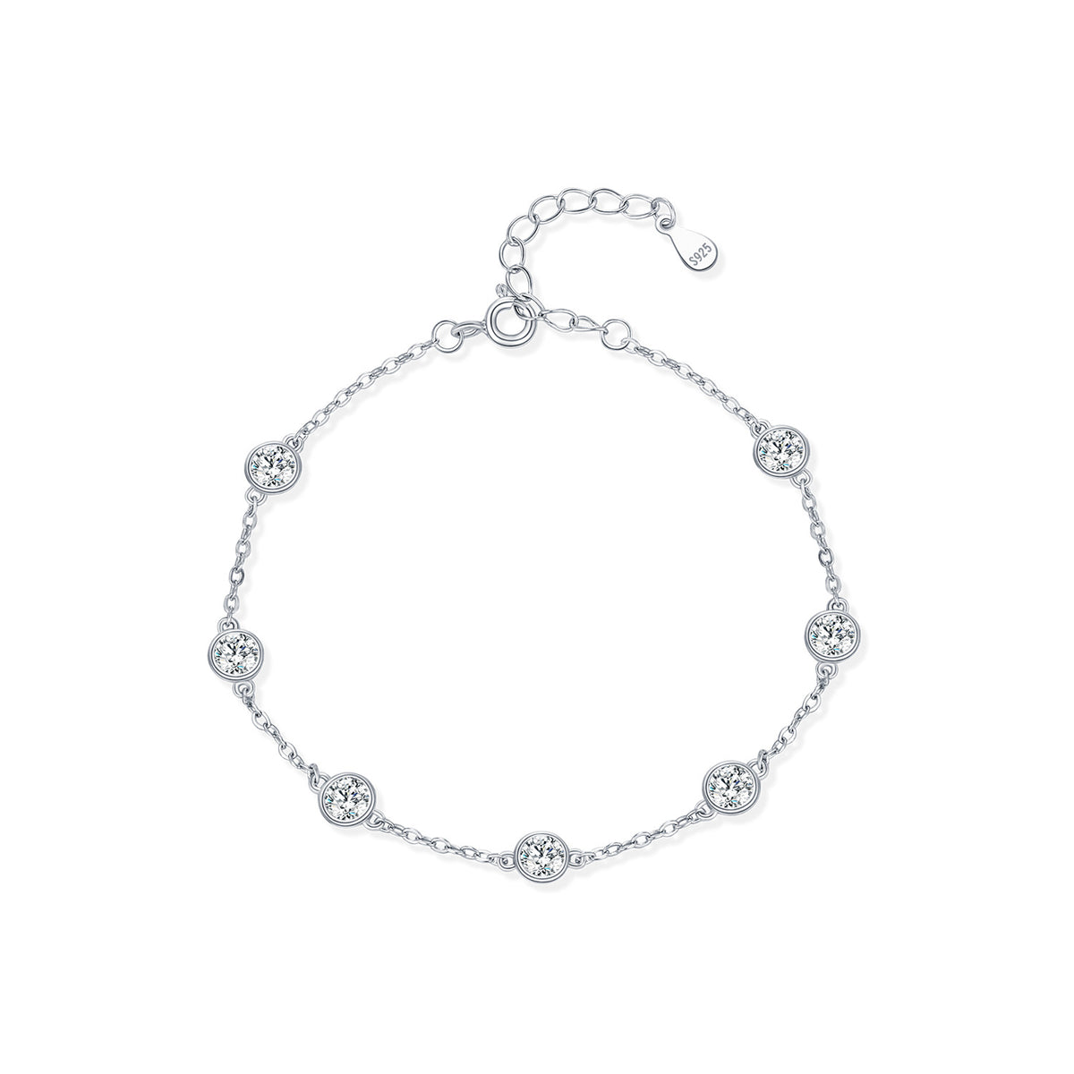 Lichtpunkte – Zirkonia-Armband