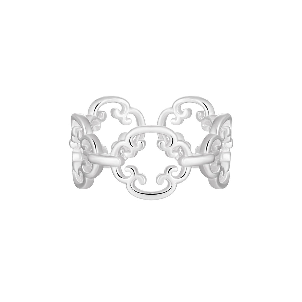Wolkenornament – offener Ring