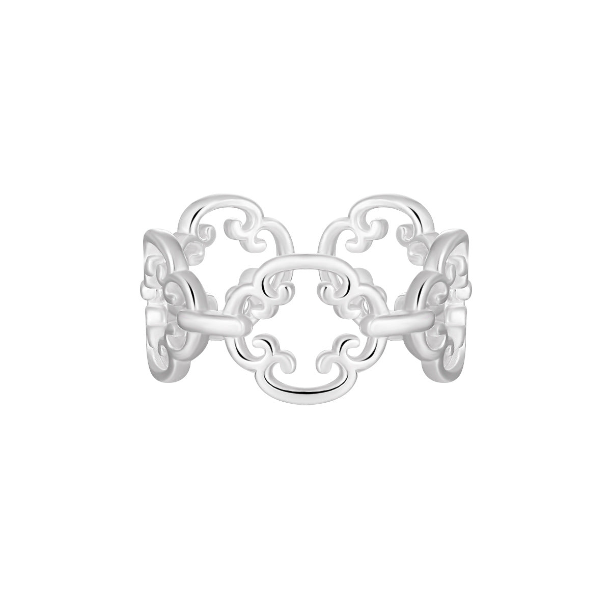 Wolkenornament – offener Ring