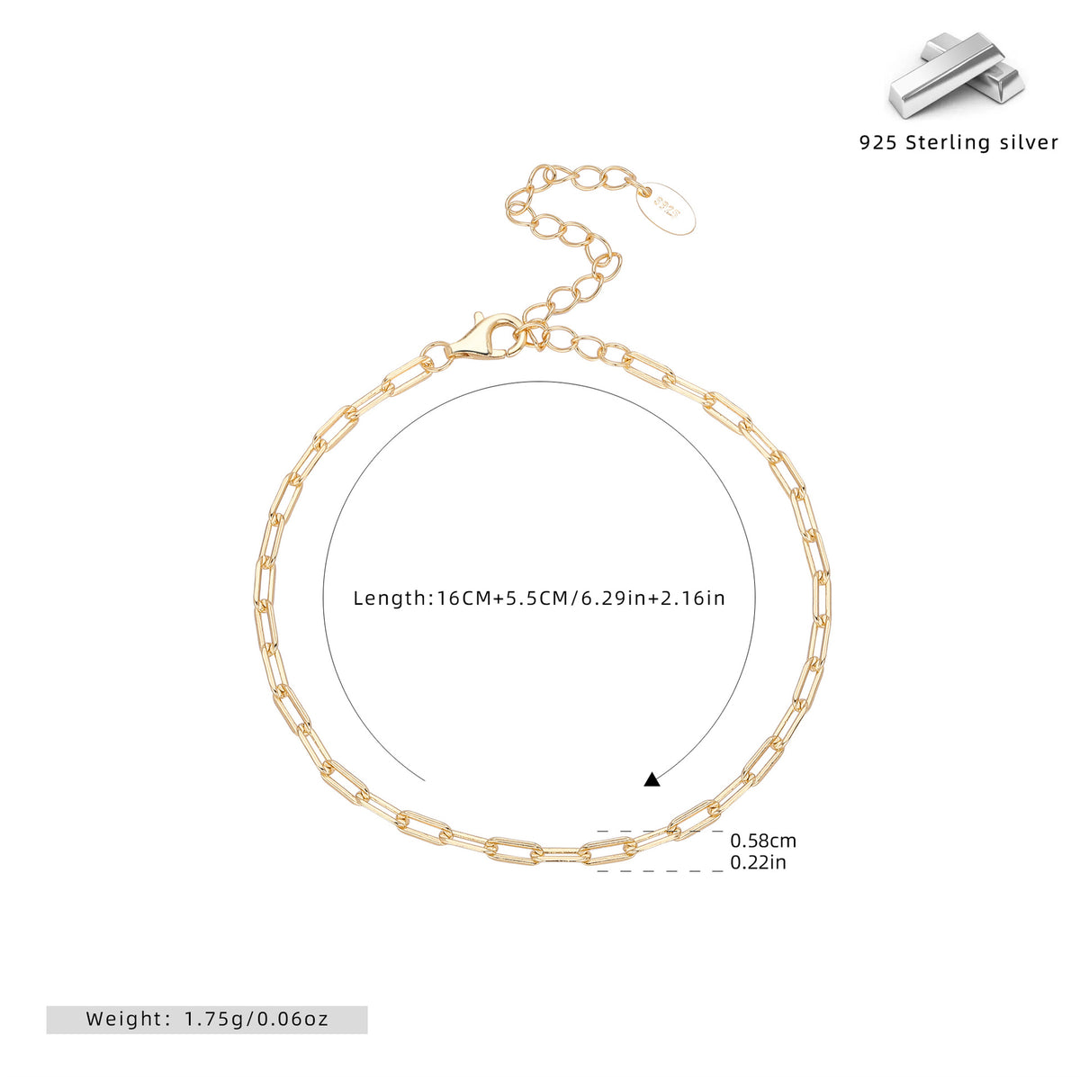 HRB_864102200722-925silveryellowgoldplated