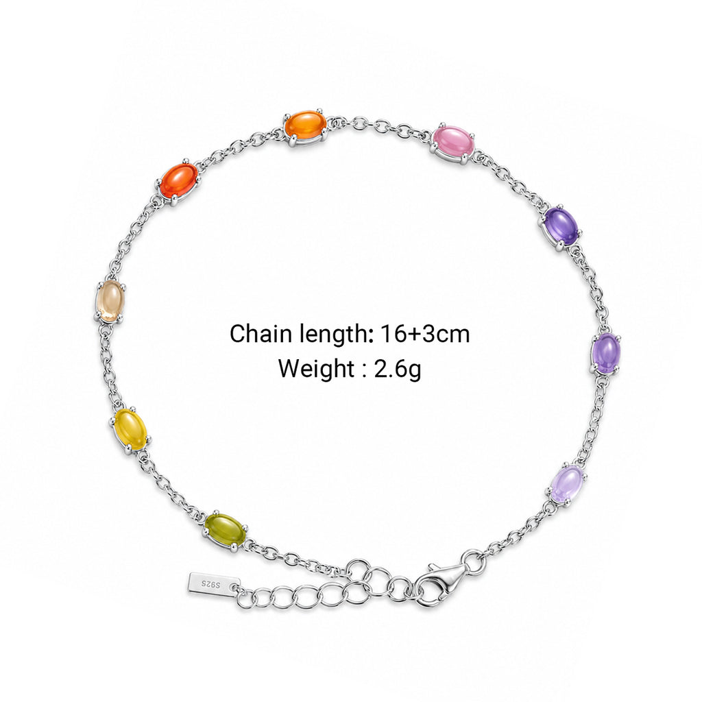 Cabochonfarben – feines Armband