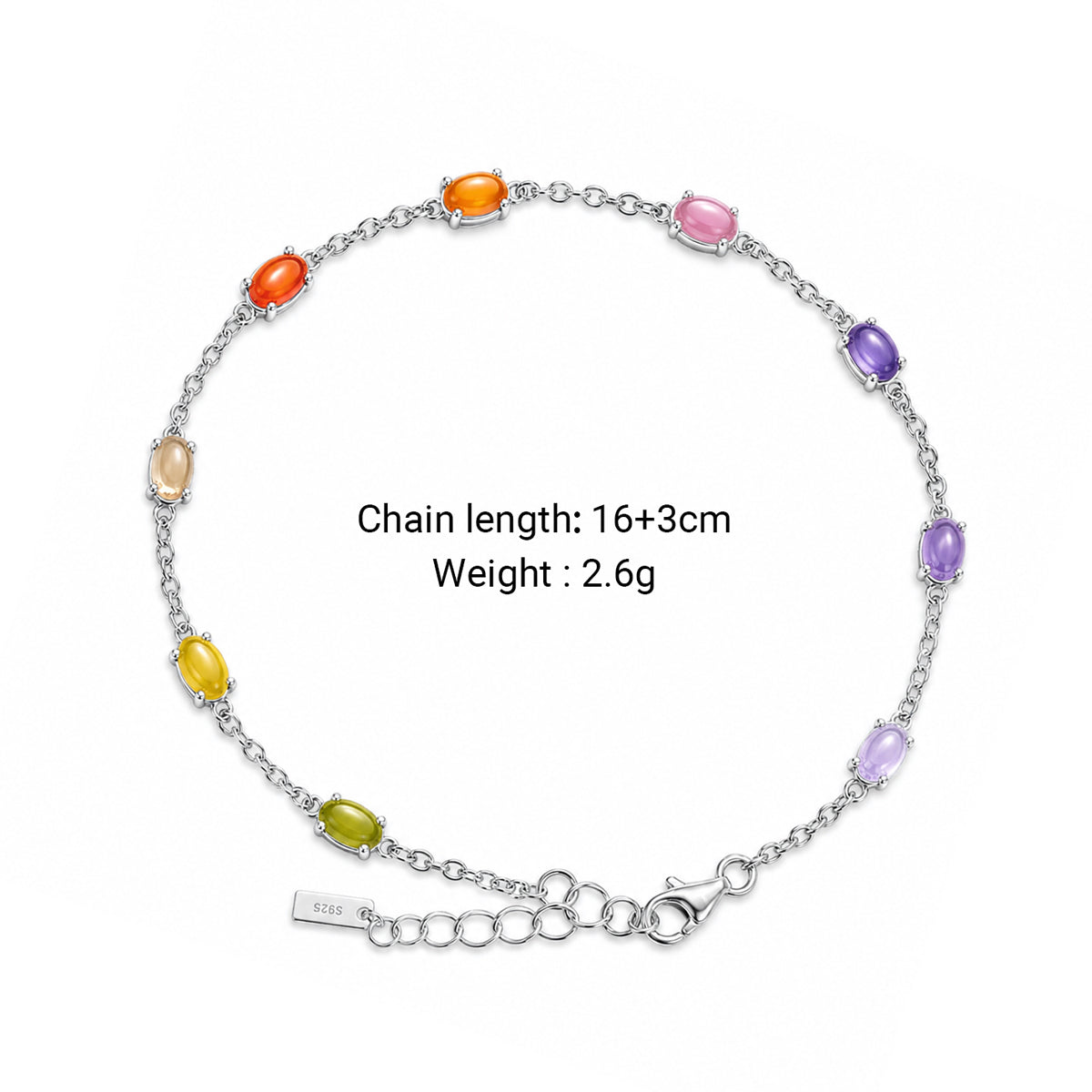 Cabochonfarben – feines Armband