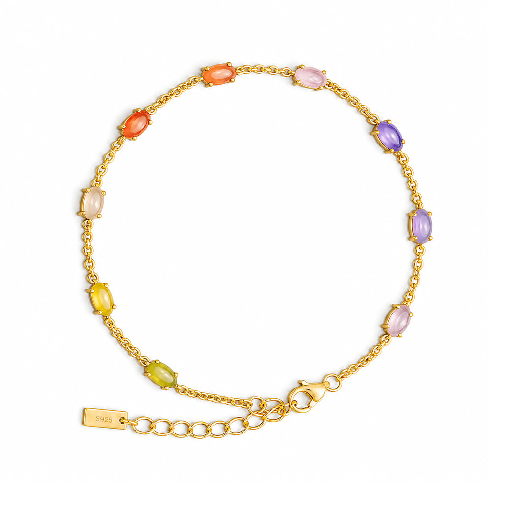 Cabochonfarben – feines Armband