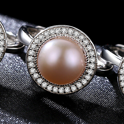 Perlenhalo – offener Ring