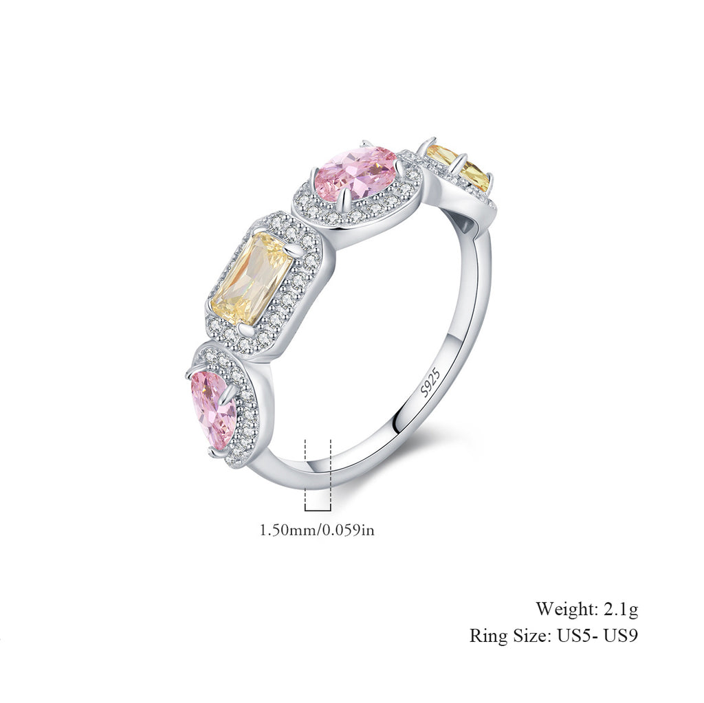 Farbwechsel – Ring mit Zirkonia