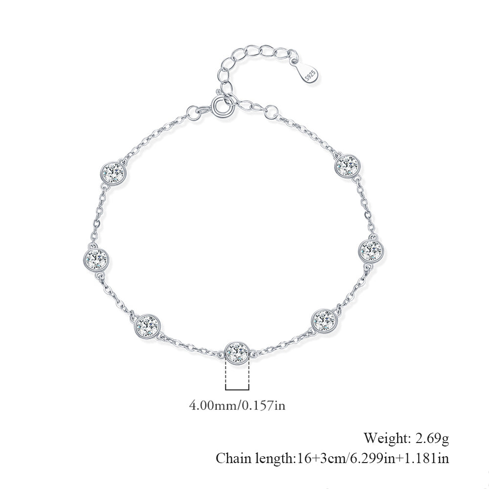 Lichtpunkte – Zirkonia-Armband