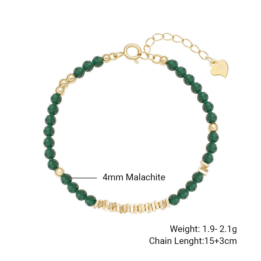 Malachitlinie – Halskette oder Armband