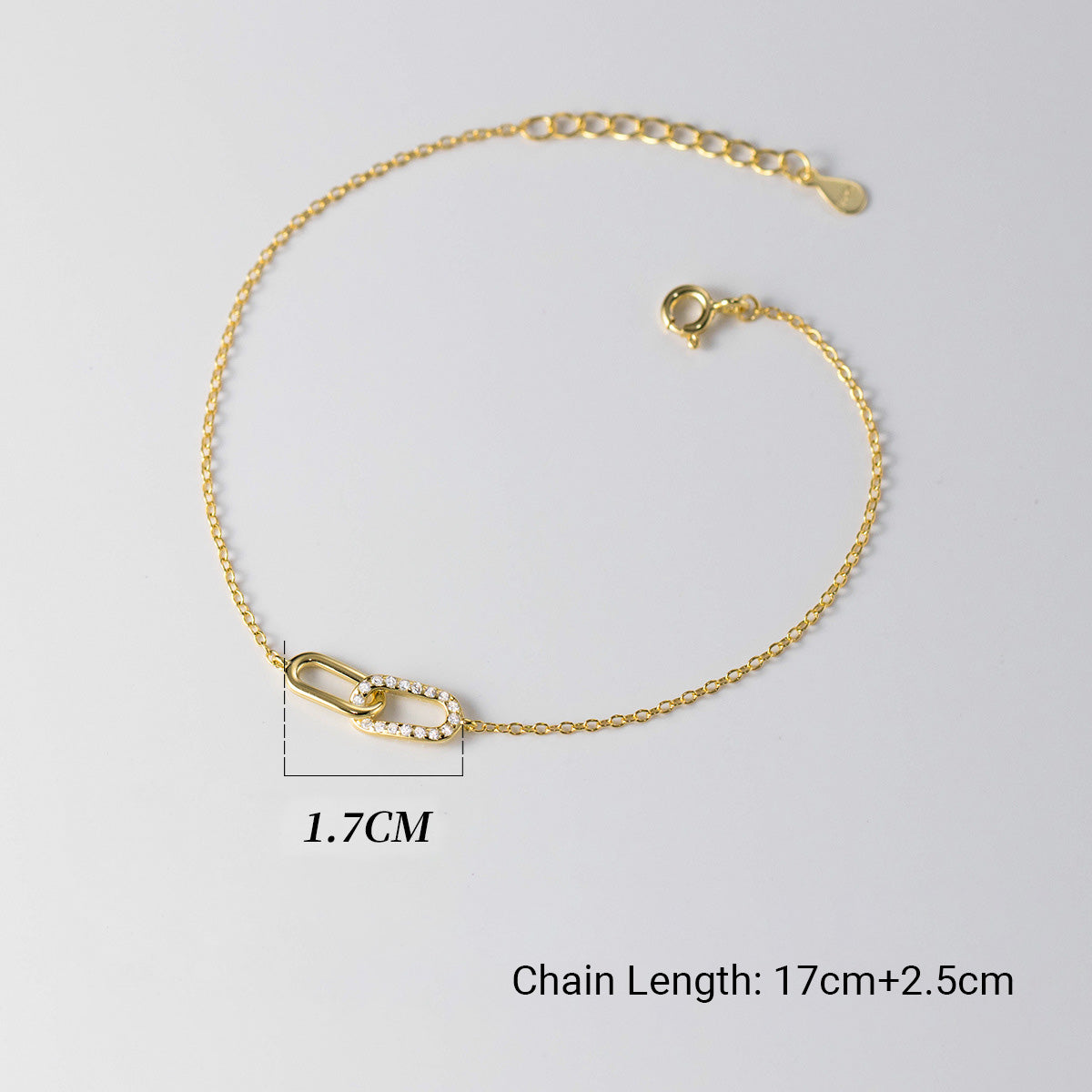 Gliederpaar – Armband mit Zirkonia