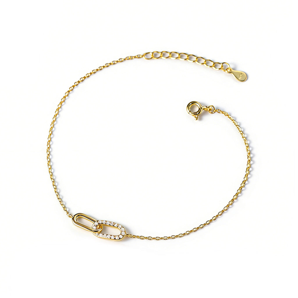 Gliederpaar – Armband mit Zirkonia