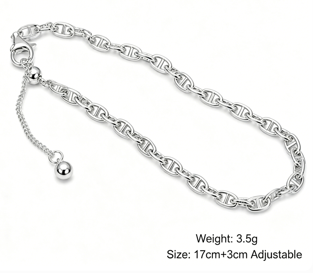 Ankerlinie – verstellbares Gliederarmband