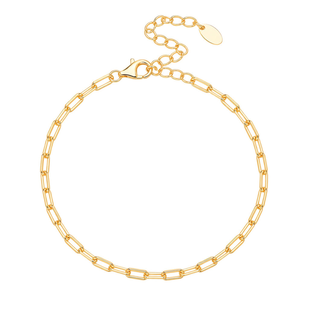 Klarlinie – Armband mit länglichen Gliedern