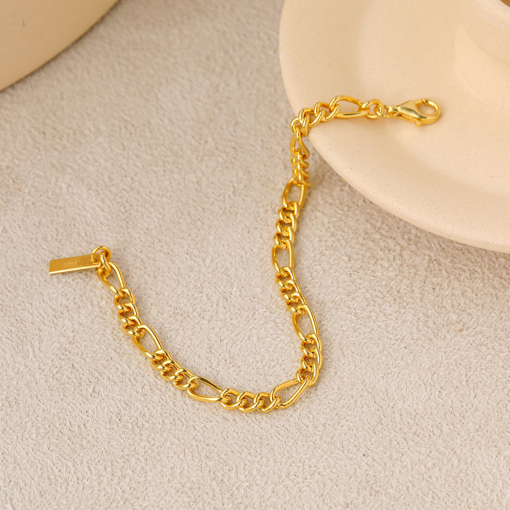 Goldglieder – Gliederarmband