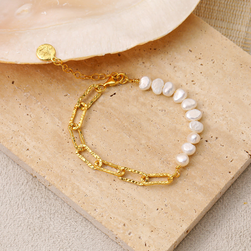 Nerina – Gliederarmband mit Perlen