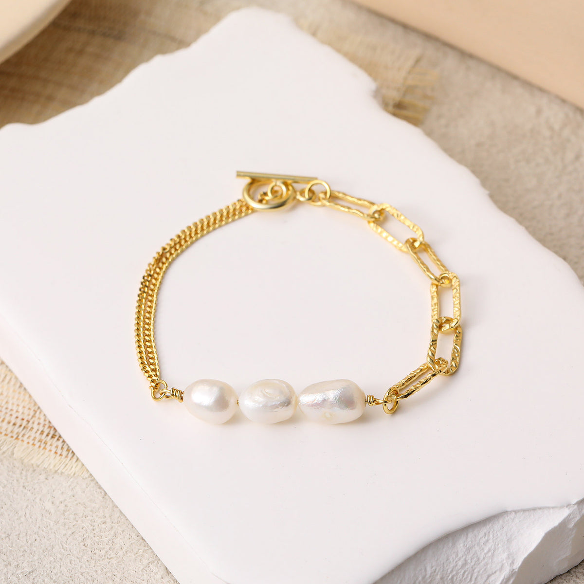 Perla – Armband mit Barockperlen